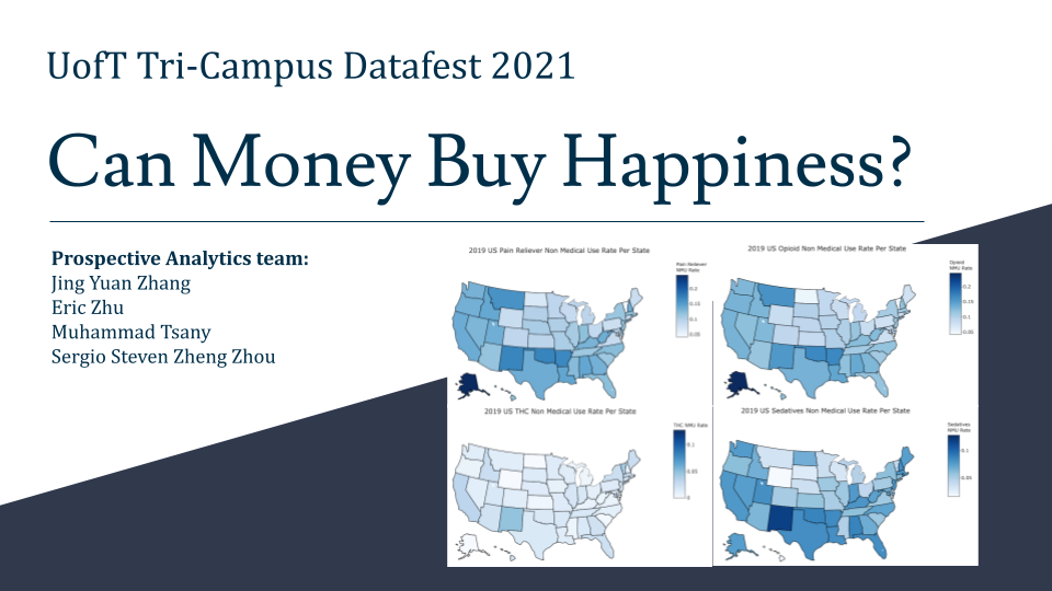 American Statistical Association DataFest@UofT: Can Money Buy Happiness?